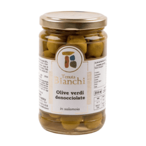 Olive Verdi Denocciolate in Salamoia - Gusto Autentico Pugliese
